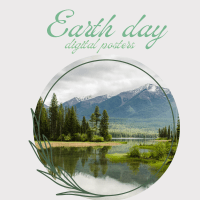 Earth day – digital posters